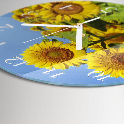 Orologio rotondo Girasoli