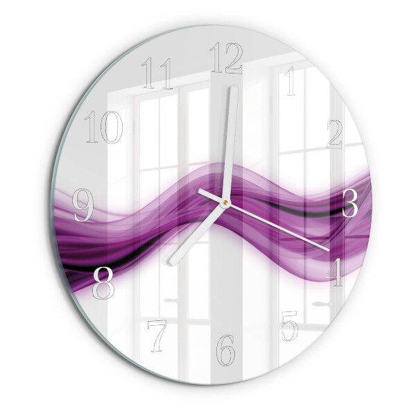 Orologio rotondo Linee astratte