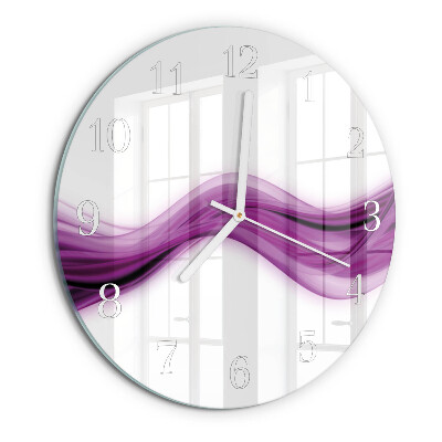 Orologio rotondo Linee astratte