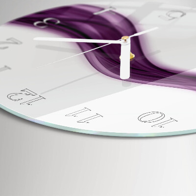 Orologio rotondo Linee astratte