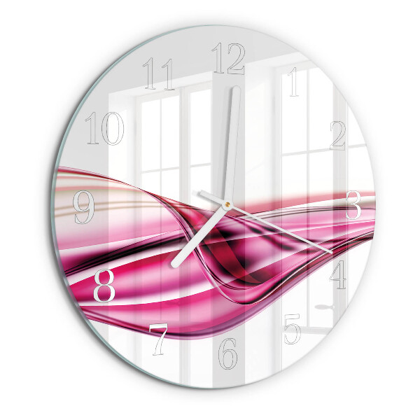 Orologio rotondo Linee astratte