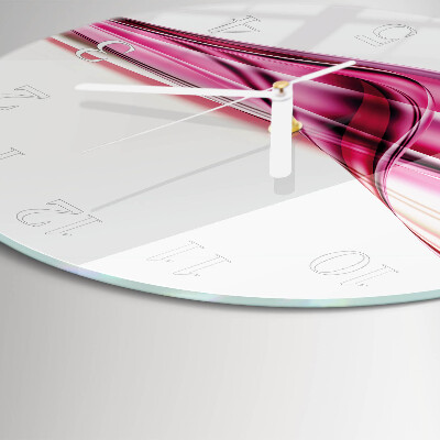 Orologio rotondo Linee astratte