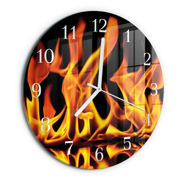 Orologio rotondo Fuoco