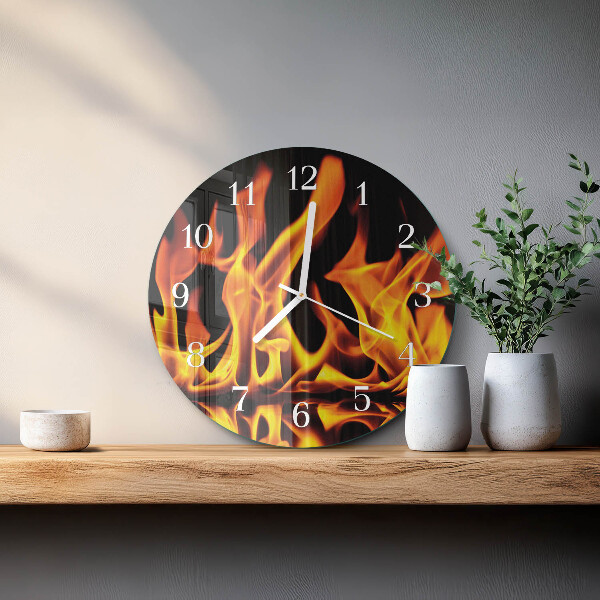 Orologio rotondo Fuoco