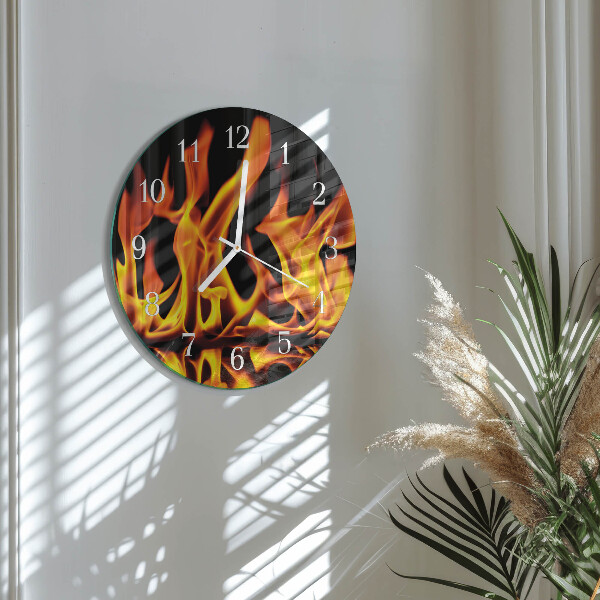 Orologio rotondo Fuoco