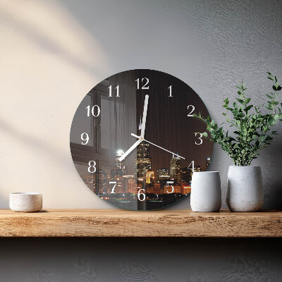 Orologio rotondo Notte dell'orizzonte