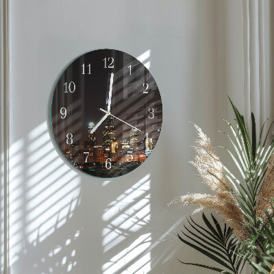 Orologio rotondo Notte dell'orizzonte