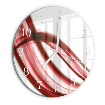 Orologio rotondo Linee astratte
