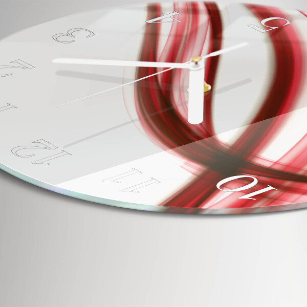Orologio rotondo Linee astratte