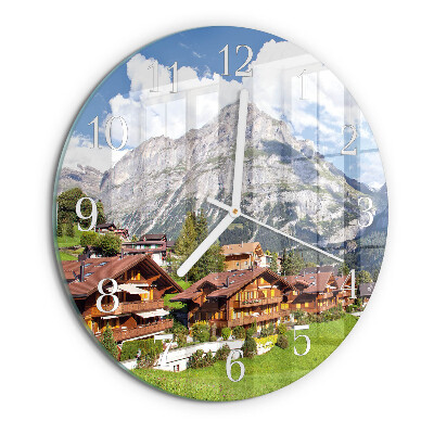 Orologio rotondo Montagne