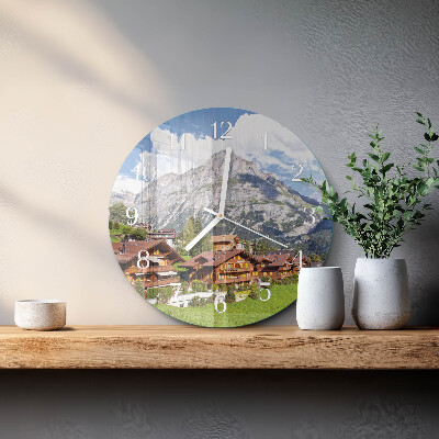 Orologio rotondo Montagne