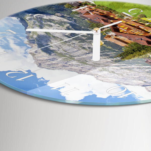 Orologio rotondo Montagne