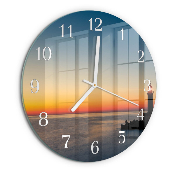 Orologio rotondo Mare del faro