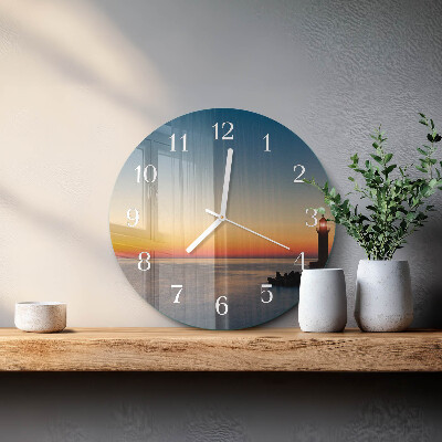 Orologio rotondo Mare del faro