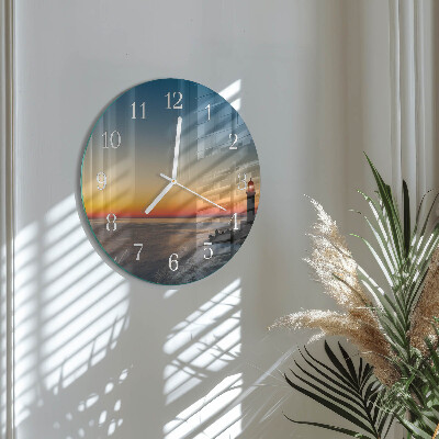 Orologio rotondo Mare del faro
