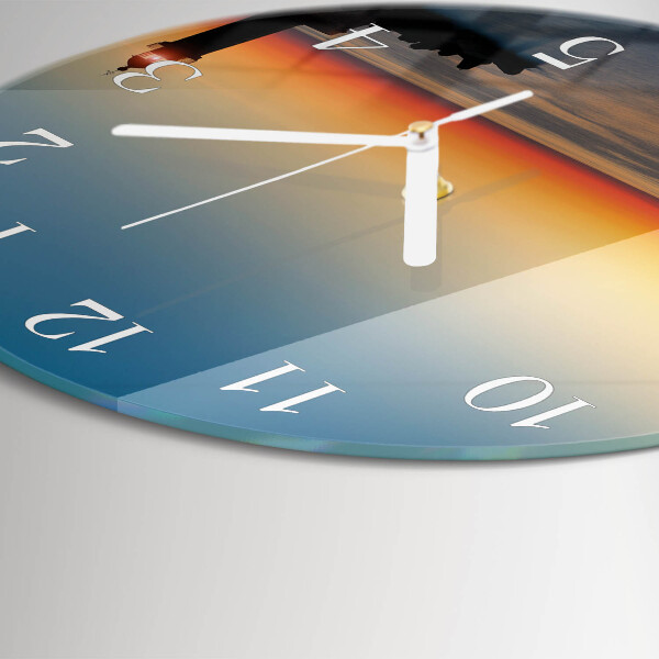 Orologio rotondo Mare del faro