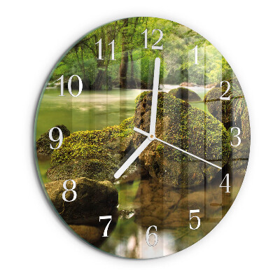 Orologio rotondo Fiume del paesaggio
