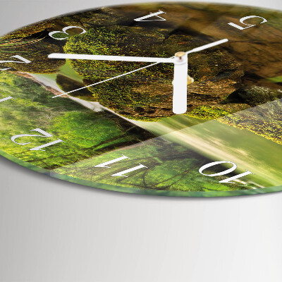 Orologio rotondo Fiume del paesaggio