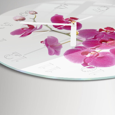Orologio rotondo Orchidea