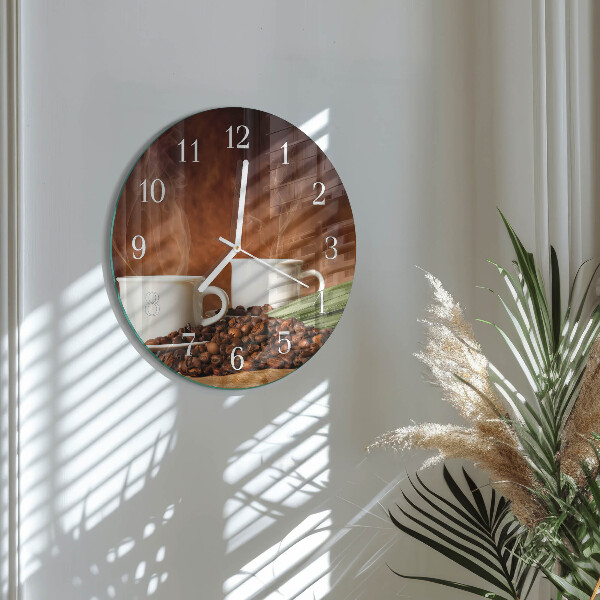 Orologio rotondo Tazze da caffè