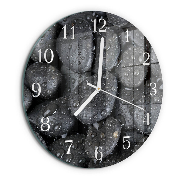 Orologio rotondo Pietre Acqua