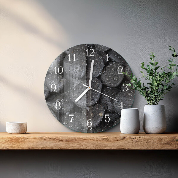 Orologio rotondo Pietre Acqua