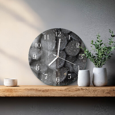 Orologio rotondo Pietre Acqua