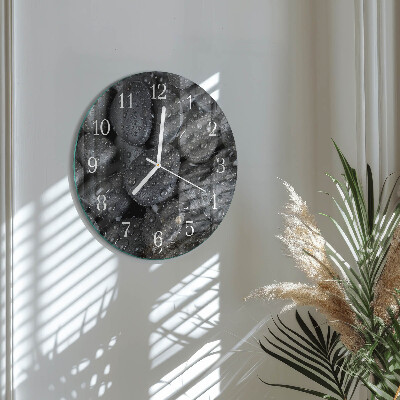 Orologio rotondo Pietre Acqua