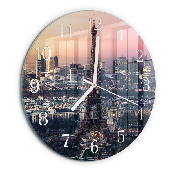 Orologio rotondo Torre Eiffel Parigi