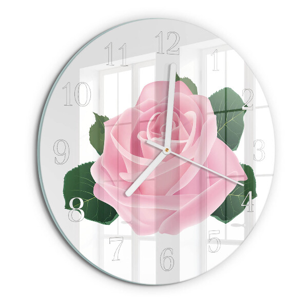 Orologio rotondo Rosa
