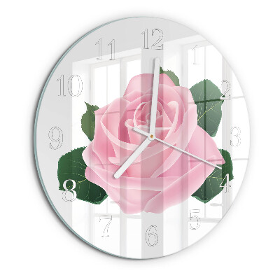 Orologio rotondo Rosa