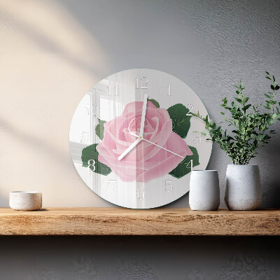 Orologio rotondo Rosa