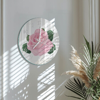 Orologio rotondo Rosa