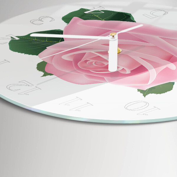 Orologio rotondo Rosa