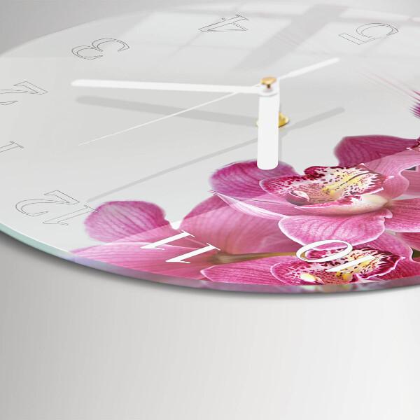 Orologio rotondo Orchidea