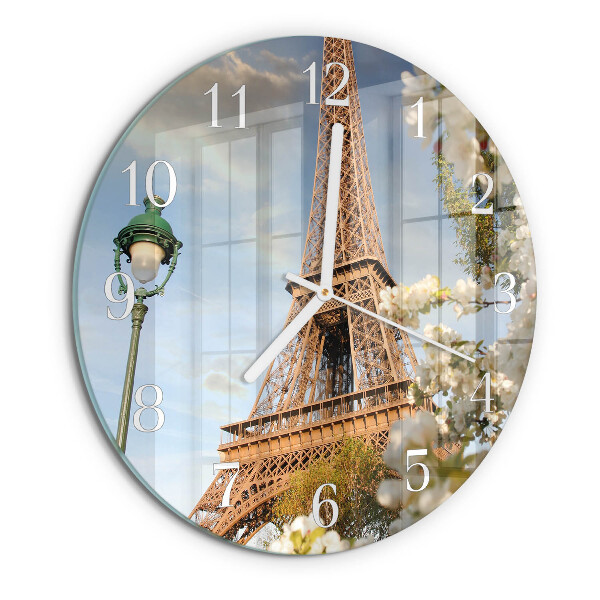 Orologio rotondo Torre Eiffel Parigi