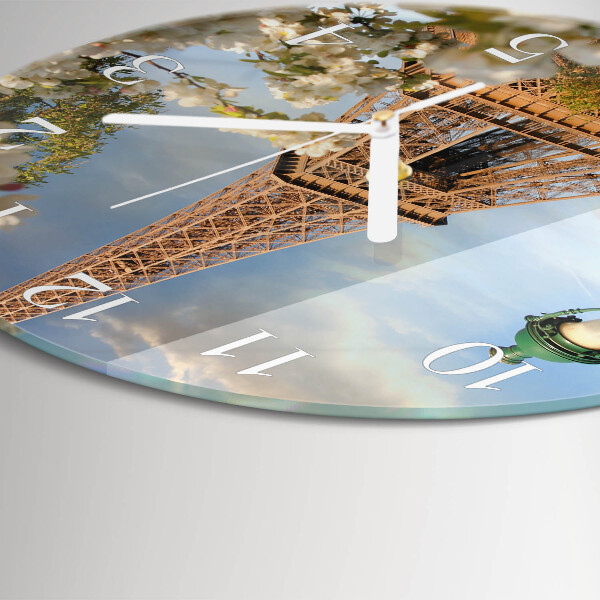 Orologio rotondo Torre Eiffel Parigi
