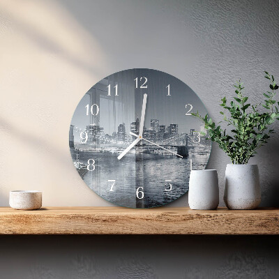 Orologio rotondo Notte dell'orizzonte