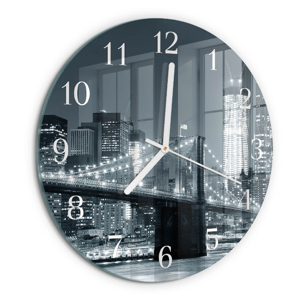 Orologio rotondo Ponte orizzontale