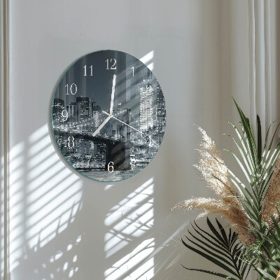 Orologio rotondo Ponte orizzontale