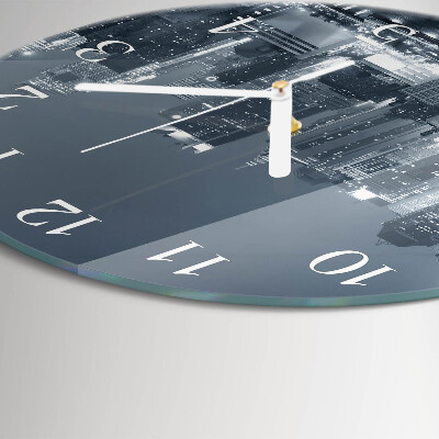Orologio rotondo Notte dell'orizzonte