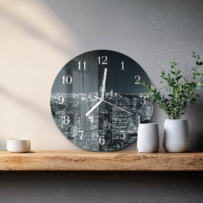 Orologio rotondo Notte dell'orizzonte