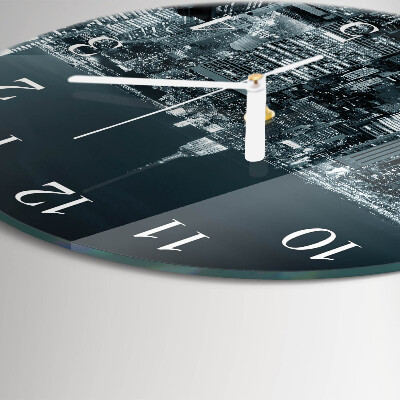 Orologio rotondo Notte dell'orizzonte