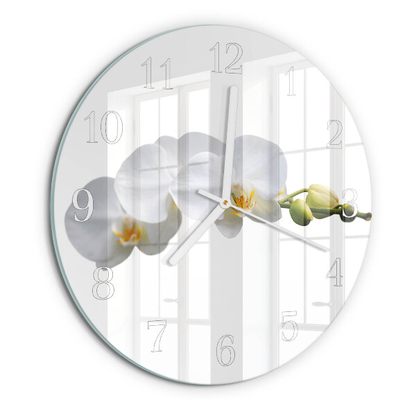 Orologio rotondo Orchidea