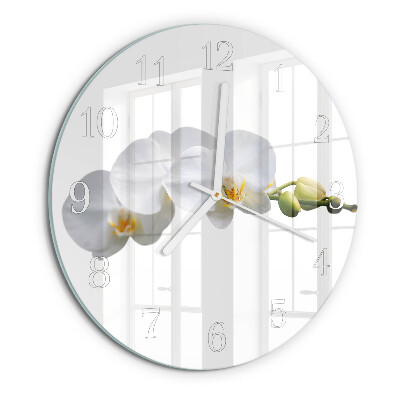 Orologio rotondo Orchidea