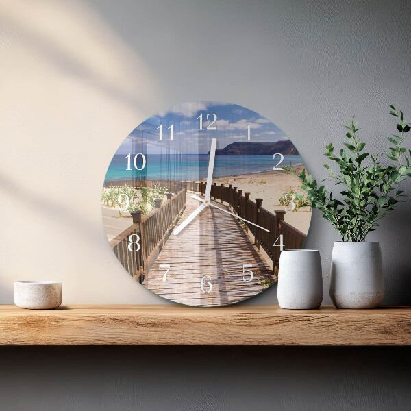 Orologio rotondo Spiaggia Mare