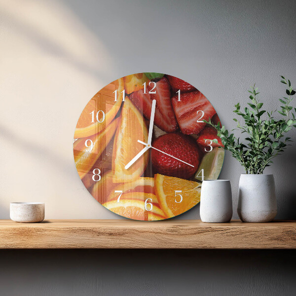 Orologio rotondo Frutta