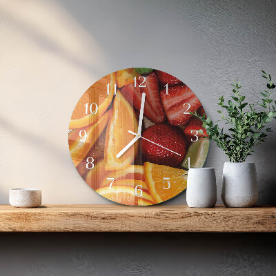 Orologio rotondo Frutta