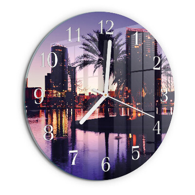 Orologio rotondo Palme della Florida