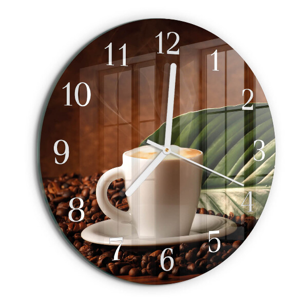 Orologio rotondo Tazza di caffè